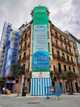 trabajo en fachada